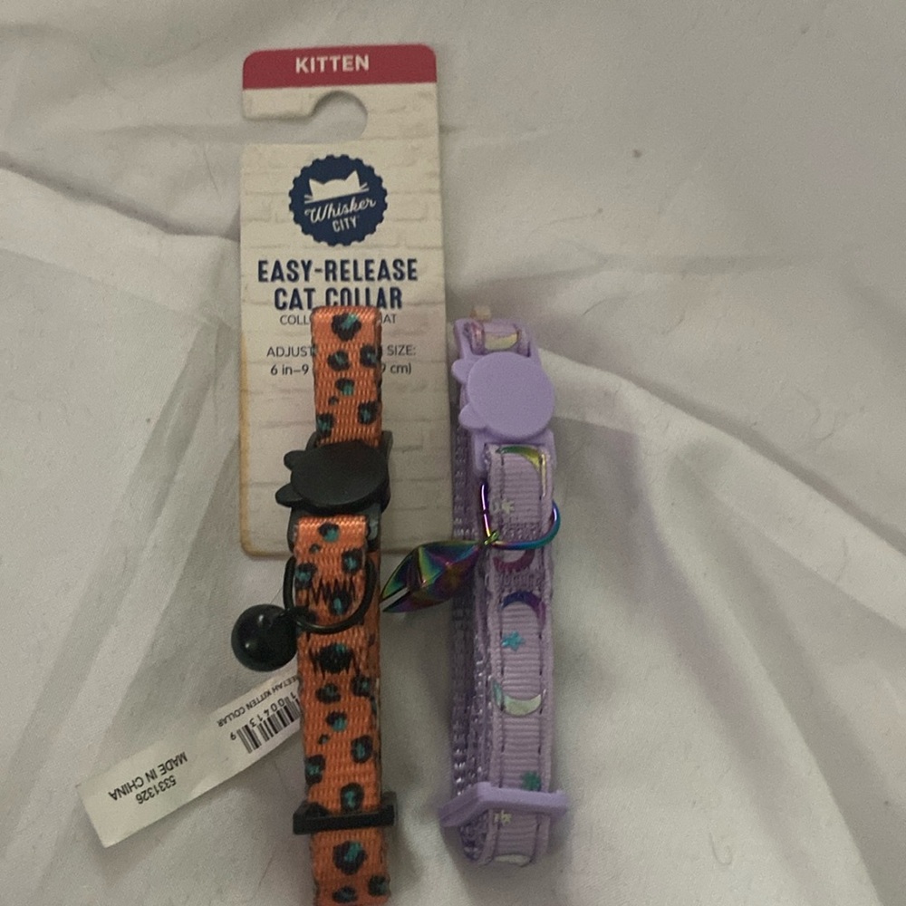 4 for $16 Kitten Collars